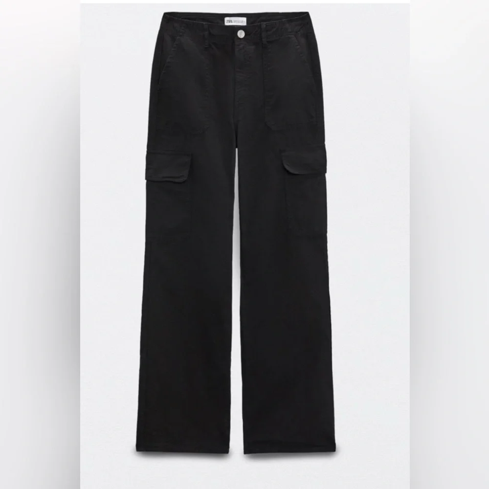 Zara NWT black cargo pants